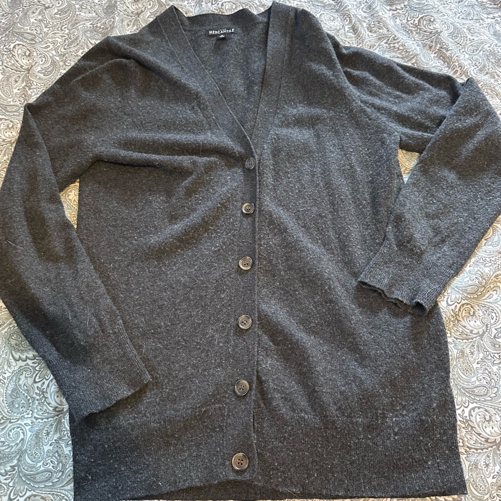 J. Crew Gray Women's Cardigan Sweater